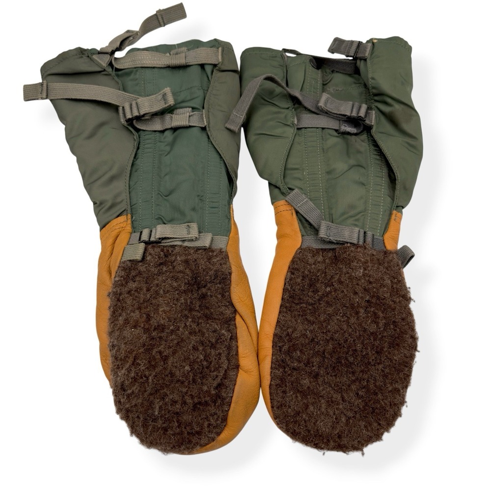 VTG Mitten Set‎ Flyers Arctic Extreme Cold Weather Military Gloves Med Army Wool